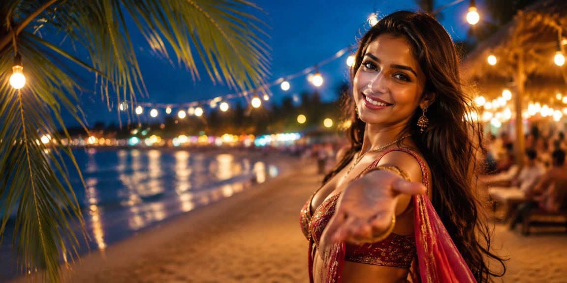 সেন্ট মার্টিনে সমুদ্র সৈকতে মোবাইলে 955bet লয়্যালটি পয়েন্ট চেক করছেন এক সদস্য